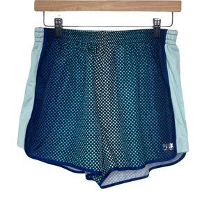 VICTORIA'S SECRET PINK | Women's Blue Athletic Shorts Polka Dot | Size L